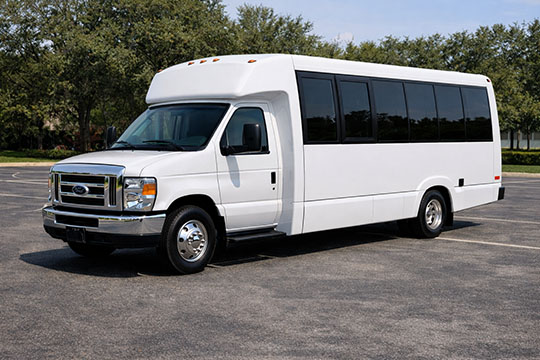 18-passenger minibus available for charter in McAllen, TX