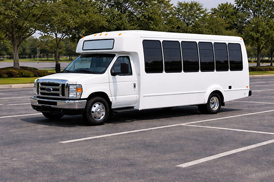 20-passenger minibus available for charter in McAllen, TX