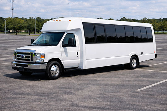 25-passenger minibus available for charter in McAllen, TX