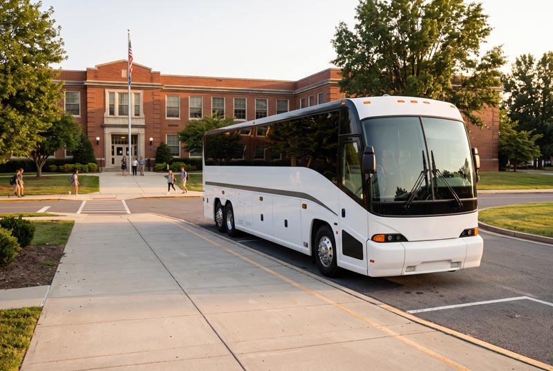 School Field Trip Bus Rentals in McAllen, TX